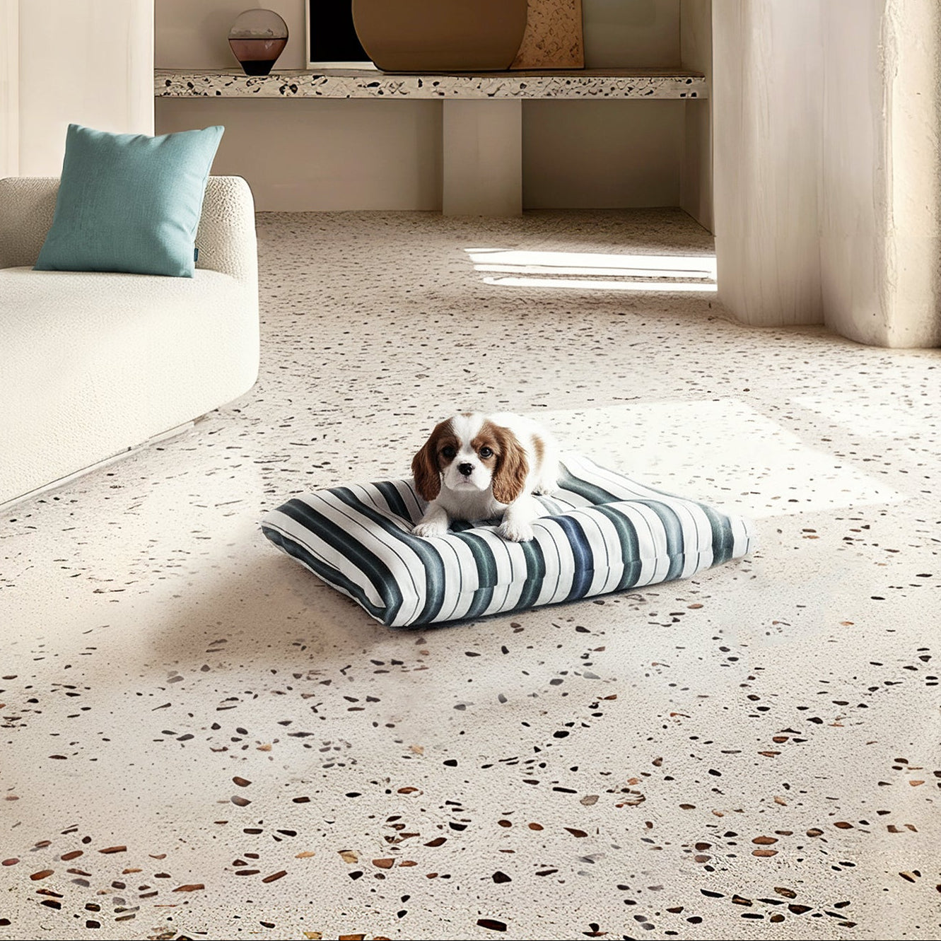 Merida Striped Dog Pillow Berry