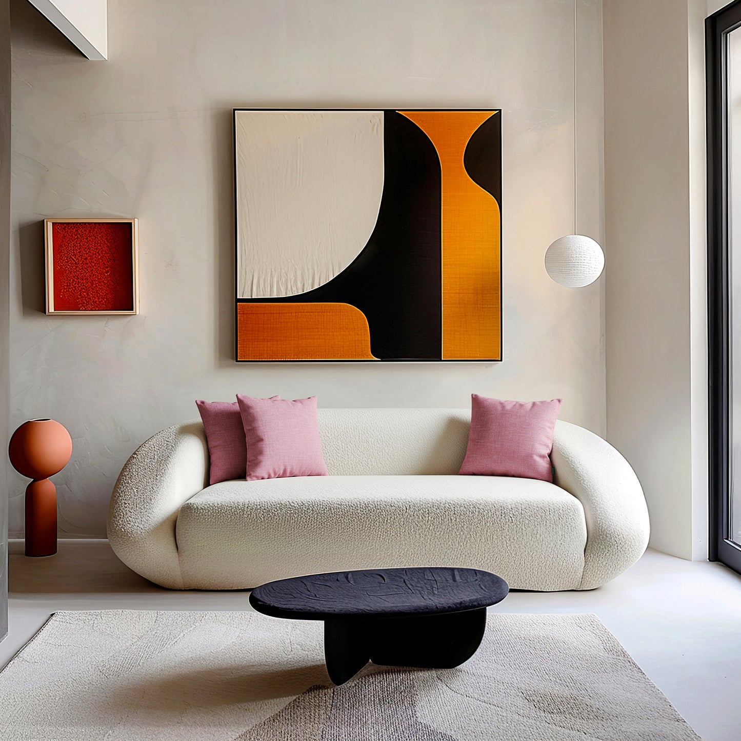 Pyla Italian Linen Pillow Pink