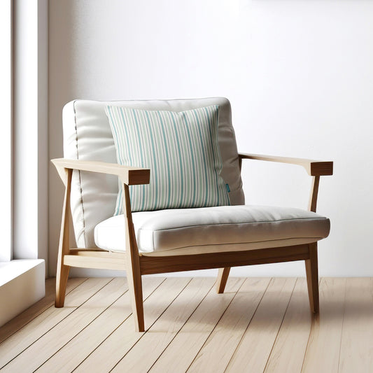 Biarritz Striped Pillow Teal