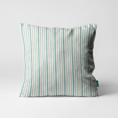 Biarritz Striped Pillow Teal