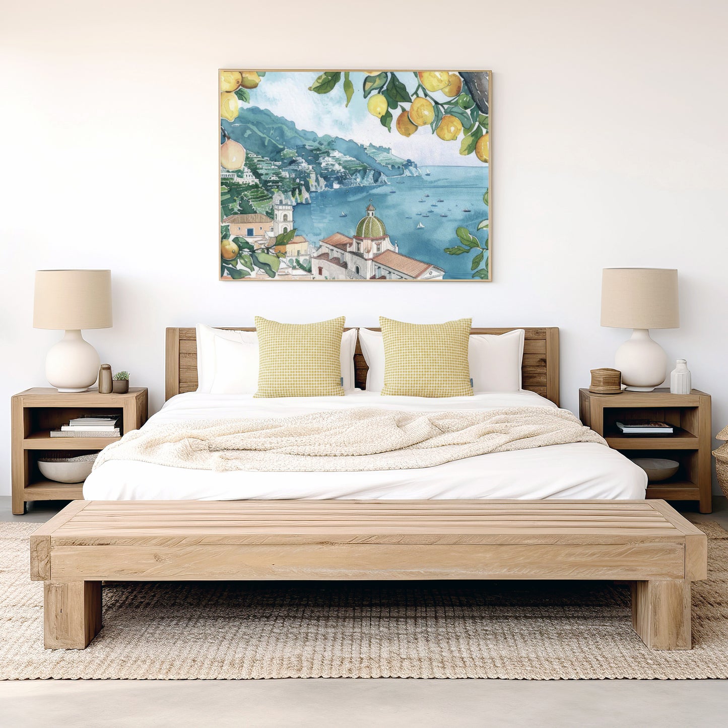 Cassis Textured Pillow Yellow