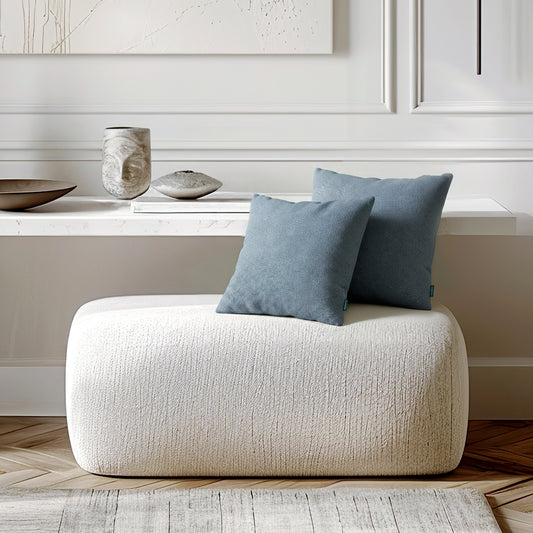 Megeve Cashmere Pillow Denim