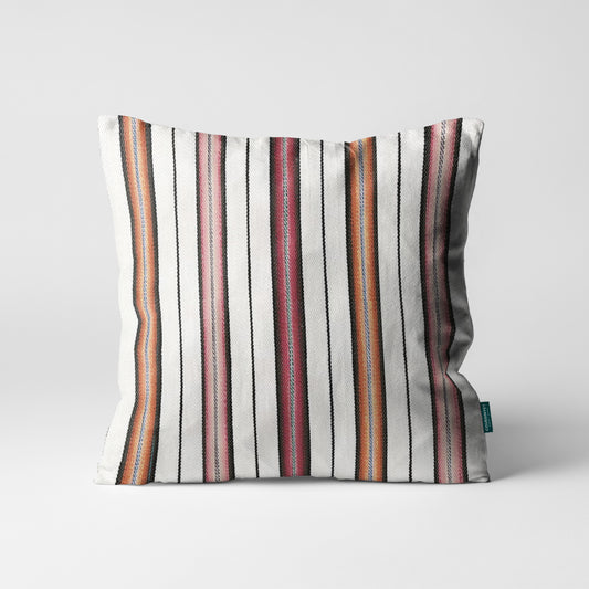 Merida Striped Pillow Berry