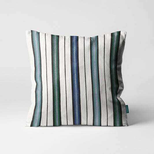 Merida Striped Pillow Blue